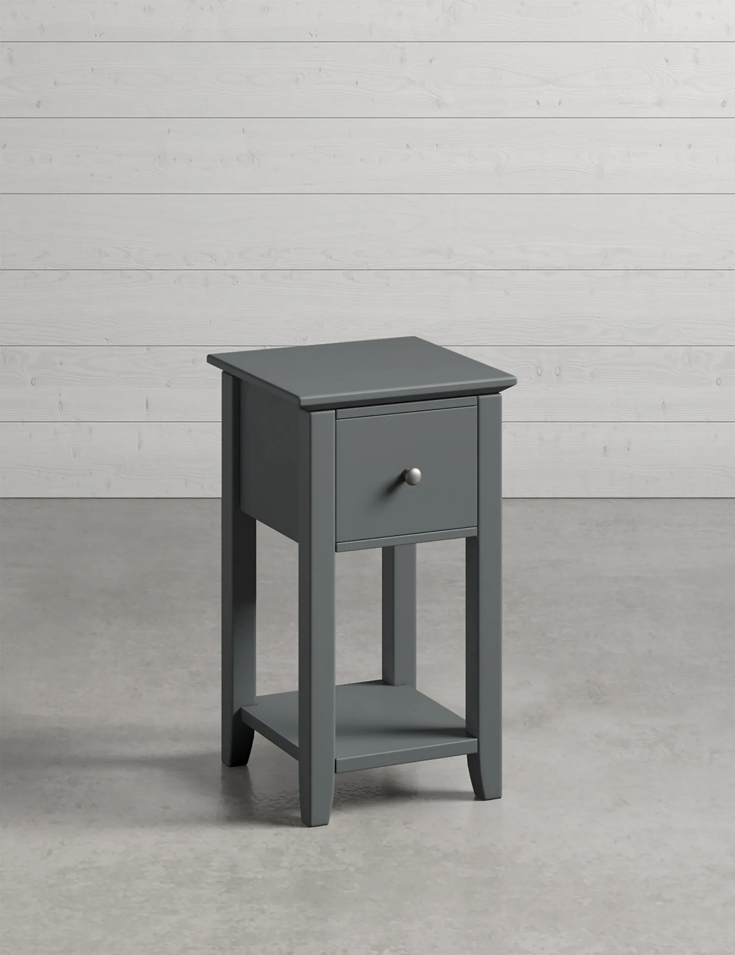 M&S Set of 2 Hastings Dark Grey Small Bedside Tables
