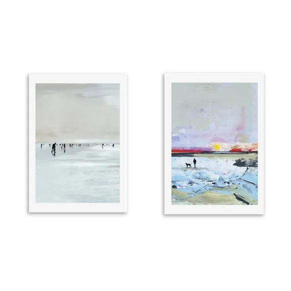 Set of 2 East End Prints Beach Walk Prints 2