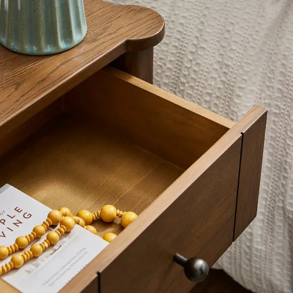 Ratcliffe 1 Drawer Bedside Table 4