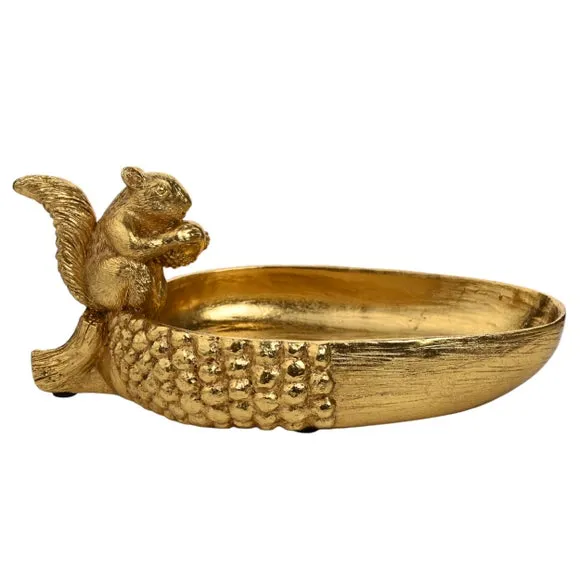 Hestia Gold Squirrel Trinket Dish 2