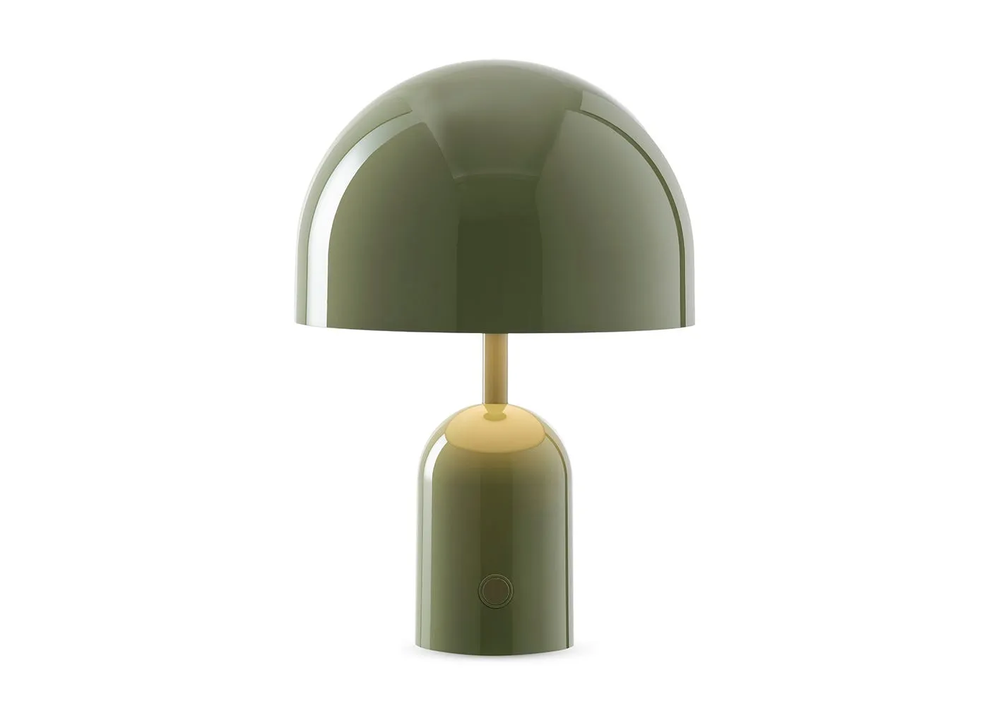 Tom Dixon Bell LED Portable Table Lamp Moss
