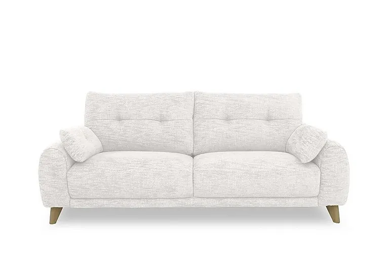 Malmo Fabric 3 Seater Sofa - Frost