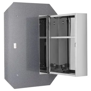 Croydex Lozenge Bevelled Edge Single Cabinet 2