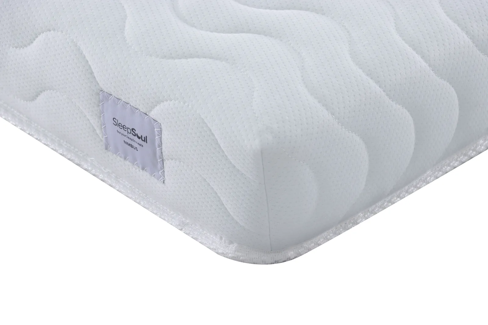 Birlea Single Mattress Foam SleepSoul Nimbus 90cm 3FT in White 2