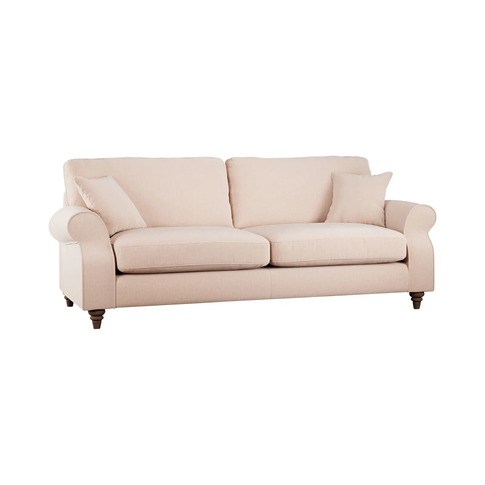Hattie 4 Seater Sofa, Pink Fabric | Barker & Stonehouse 3