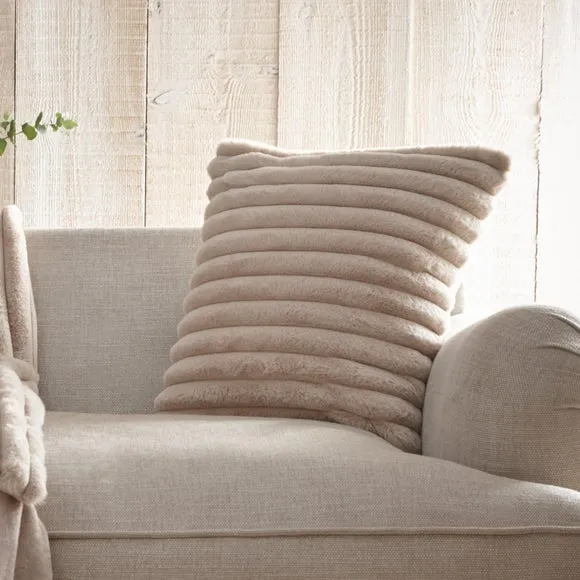 Appletree Morritz Faux Fur Square Cushion 1