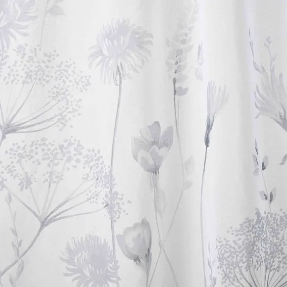 Catherine Lansfield Meadowsweet Floral Slot Top Voile Panel 2