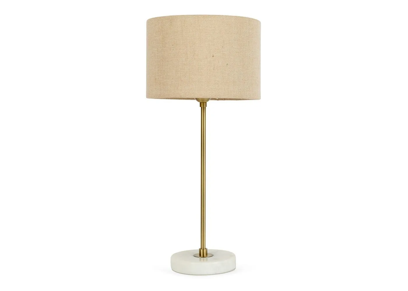 Heal's Simple Table Lamp White Marble