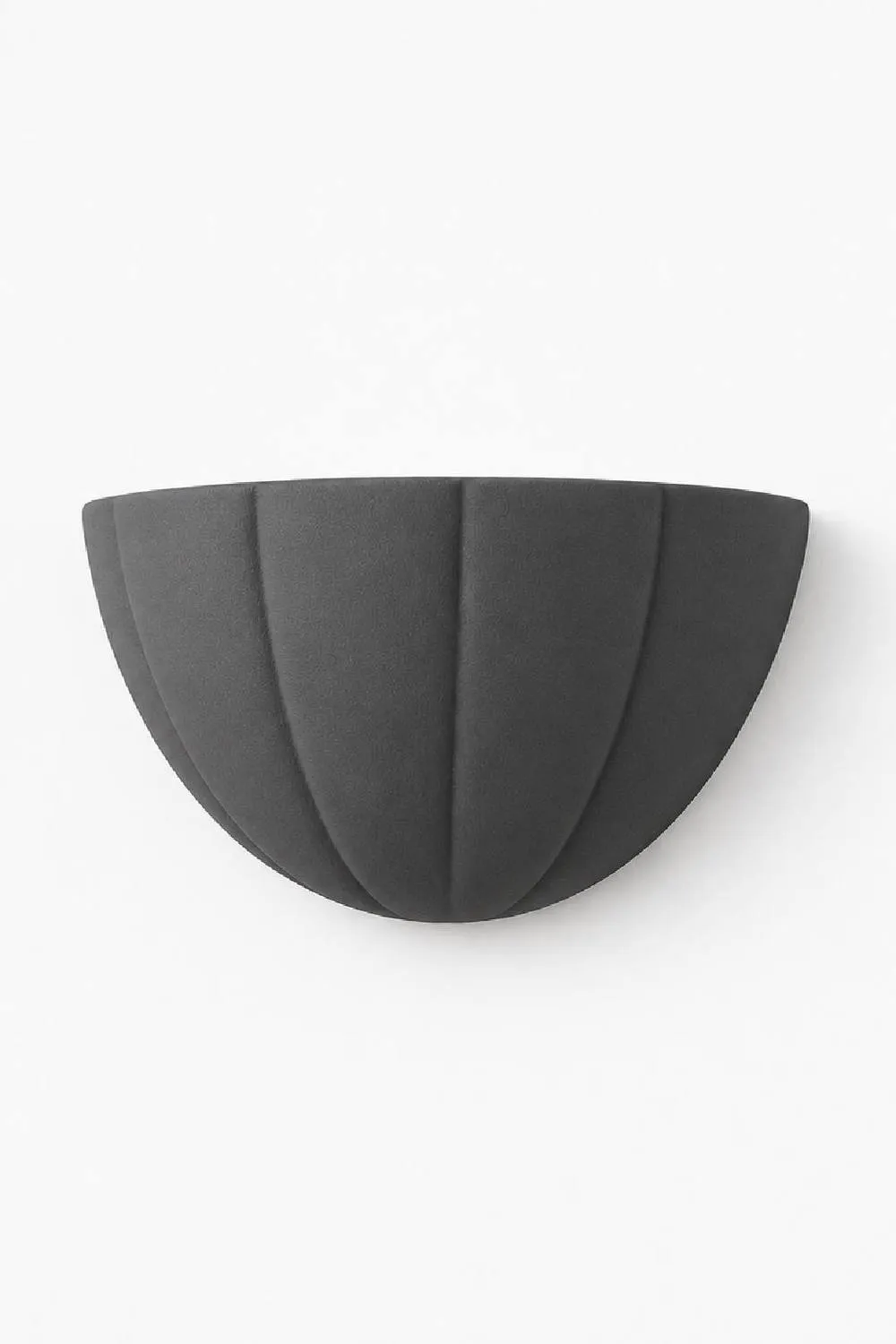 ValueLights Leonardo Scallop Curve Ceramic Flush Wall Sconce Light in Navy 4