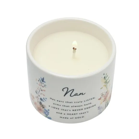 The Cottage Garden Ceramic Candle 100g Nan, Multi 5