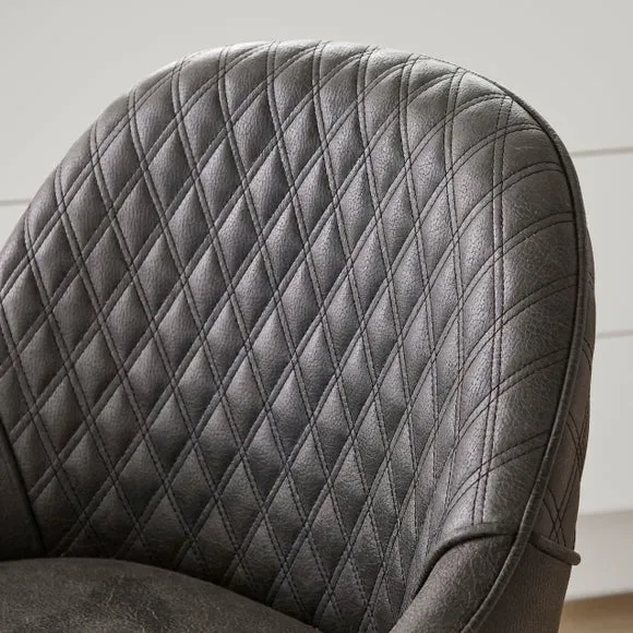 Hudson Bar Stool, Faux Leather 3