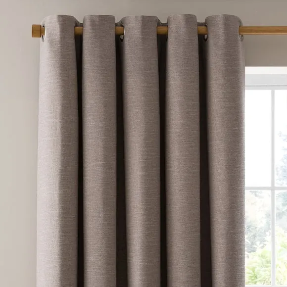 Calista Eyelet Curtains (Blackout Available) 1
