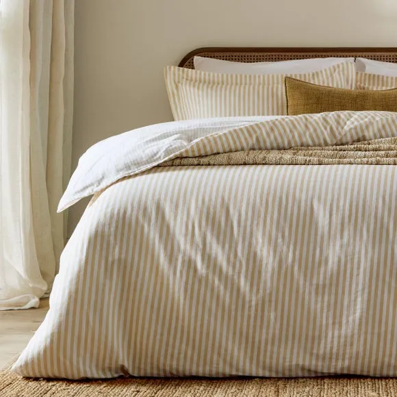 Yard Hebden Reversible 100% Cotton Duvet Cover & Pillowcase Set 3
