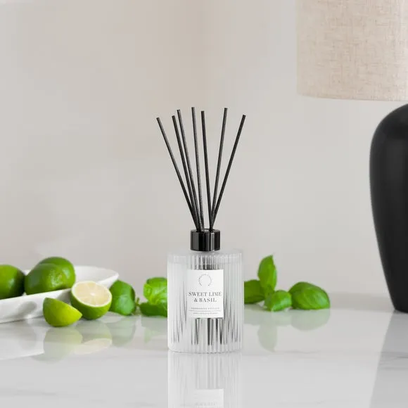 Simplicity Collection Lime and Basil Ribbed Diffuser