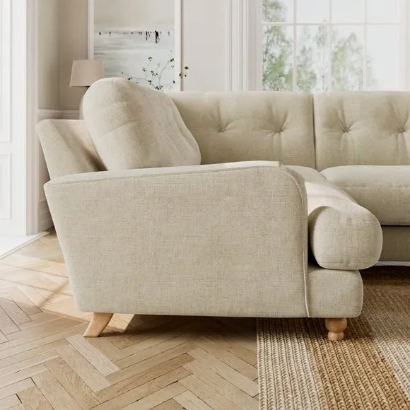 Martha Chunky Chenille Full Corner Sofa 3