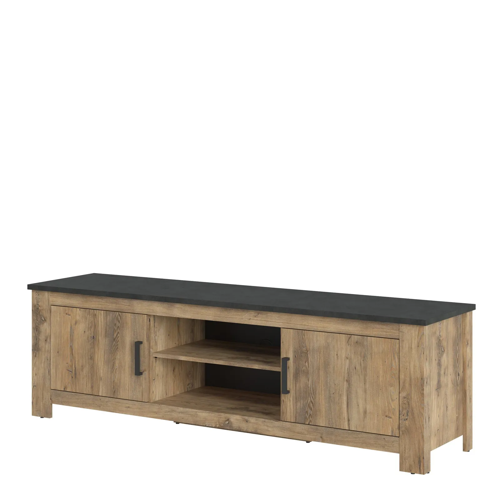 Furniture To Go Rapallo 2 Door 189cm wide TV Cabinet in Brown 2