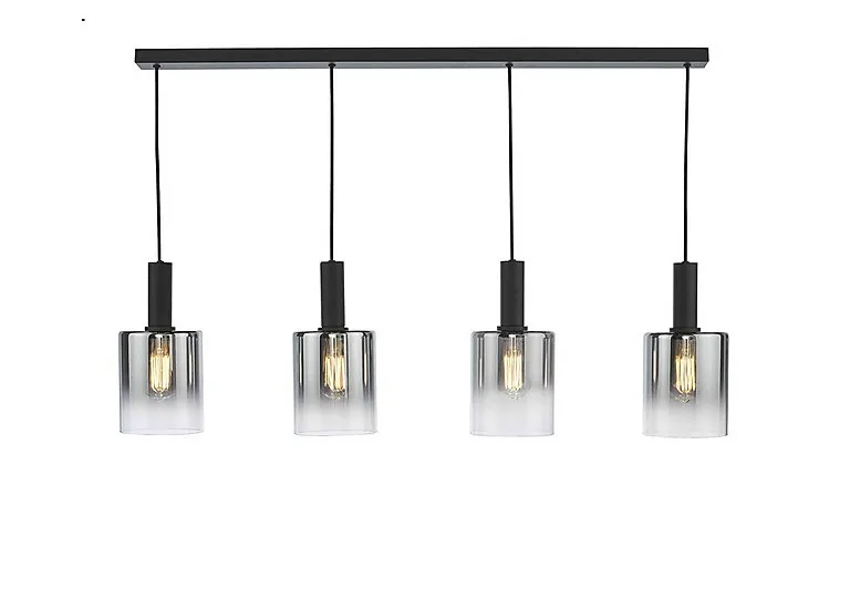 Macon 4 Light Bar Pendant Light - Smoked