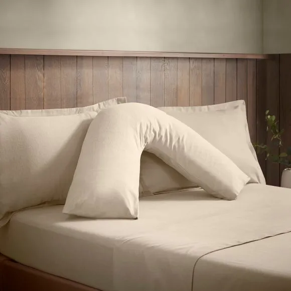 Soft & Cosy Luxury 100% Brushed Cotton V-Shape Pillowcase