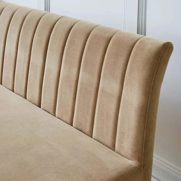 Kendall Corner Dining Bench, Velvet 6