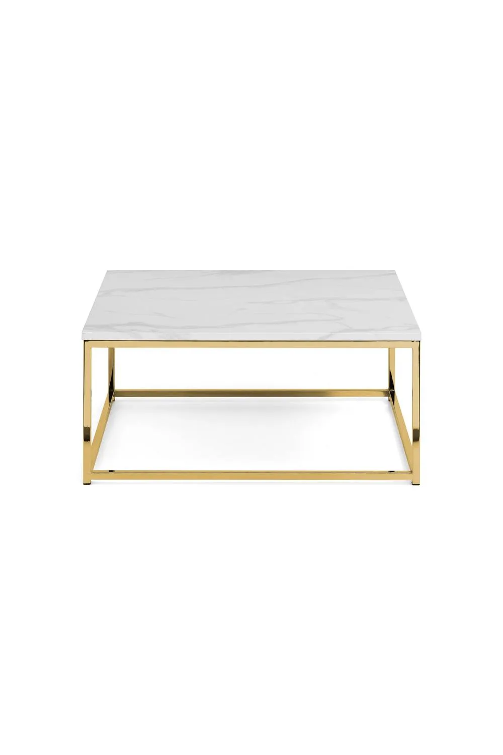 Julian Bowen Scala Square Coffee Table in Gold 3