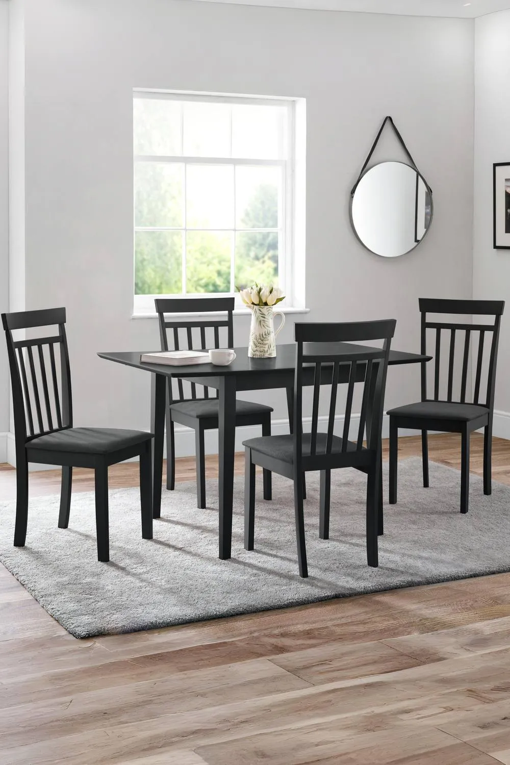 Julian Bowen Coast Dining Chair (Set of 2) in Black 2