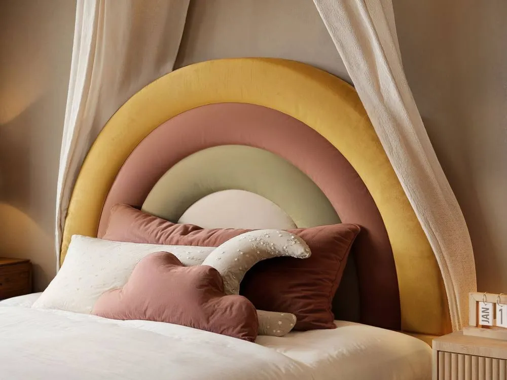 Flair Ava Single Ottoman Bed in Gold 4