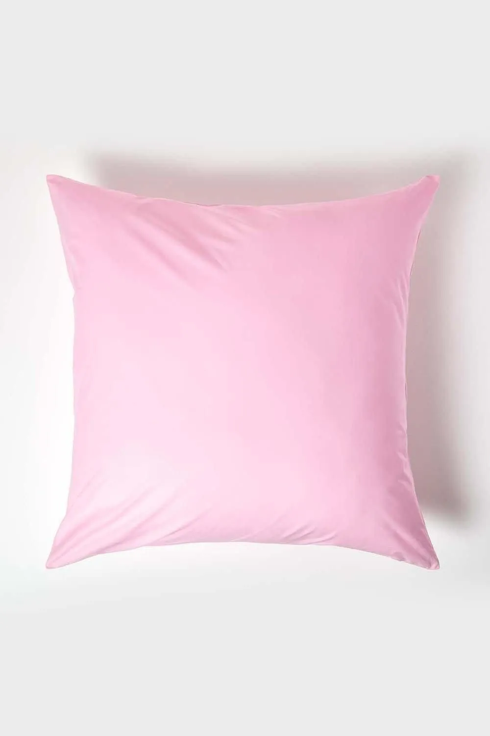 Homescapes Continental Egyptian Cotton Pillowcase 200 TC, 80 x 80 cm in Pink 1