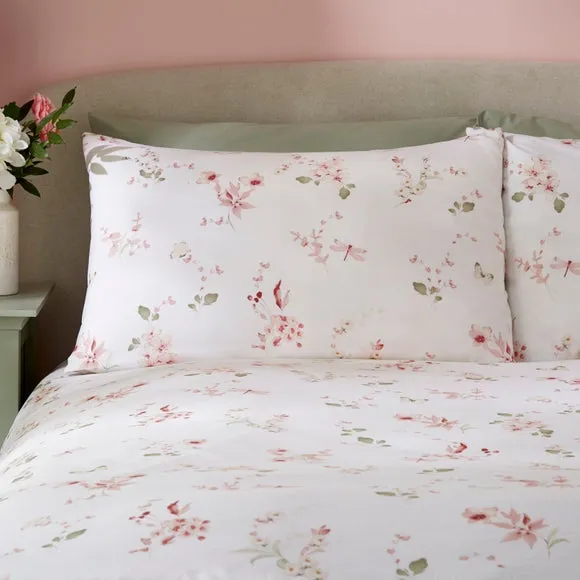 Nola Floral Duvet Cover and Pillowcase Set 4