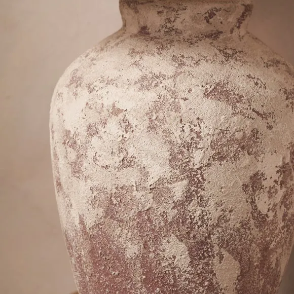 Pacific Lifestyle Vanda Clay Stone Textured Ceramic Table Lamp 2
