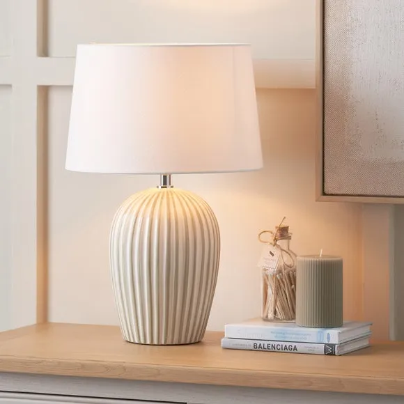 Pacific Lifestyle Cannes Striped Table Lamp