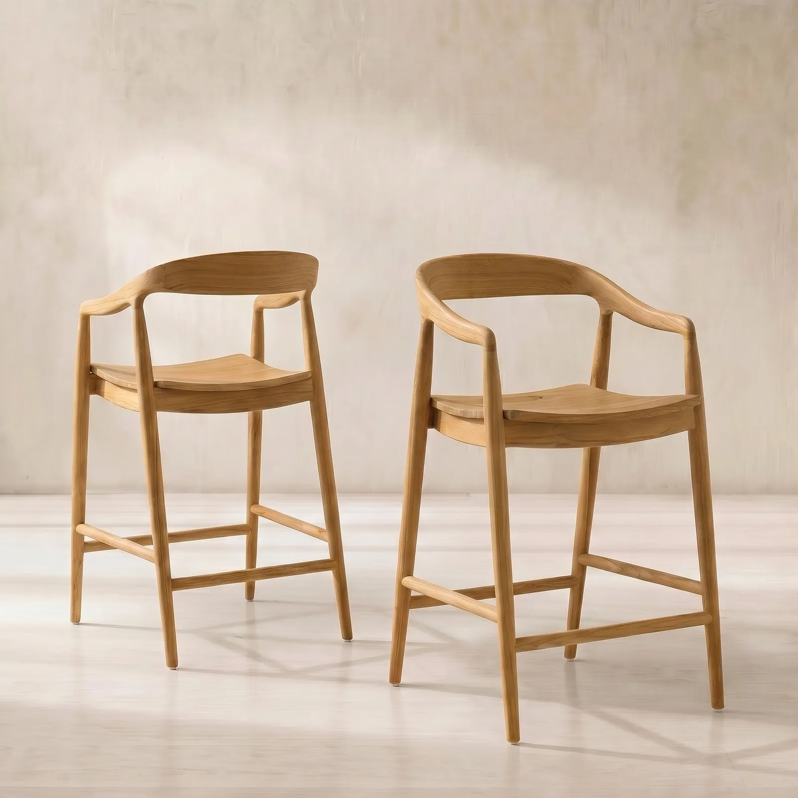 Semeru Counter Stool H100Cm, Wood | Barker & Stonehouse