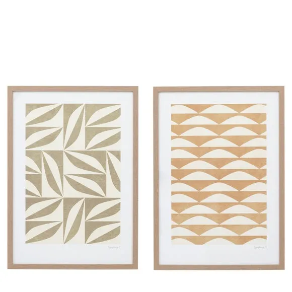 Cedar & Sage Set of 2 Symphony Framed Prints 5
