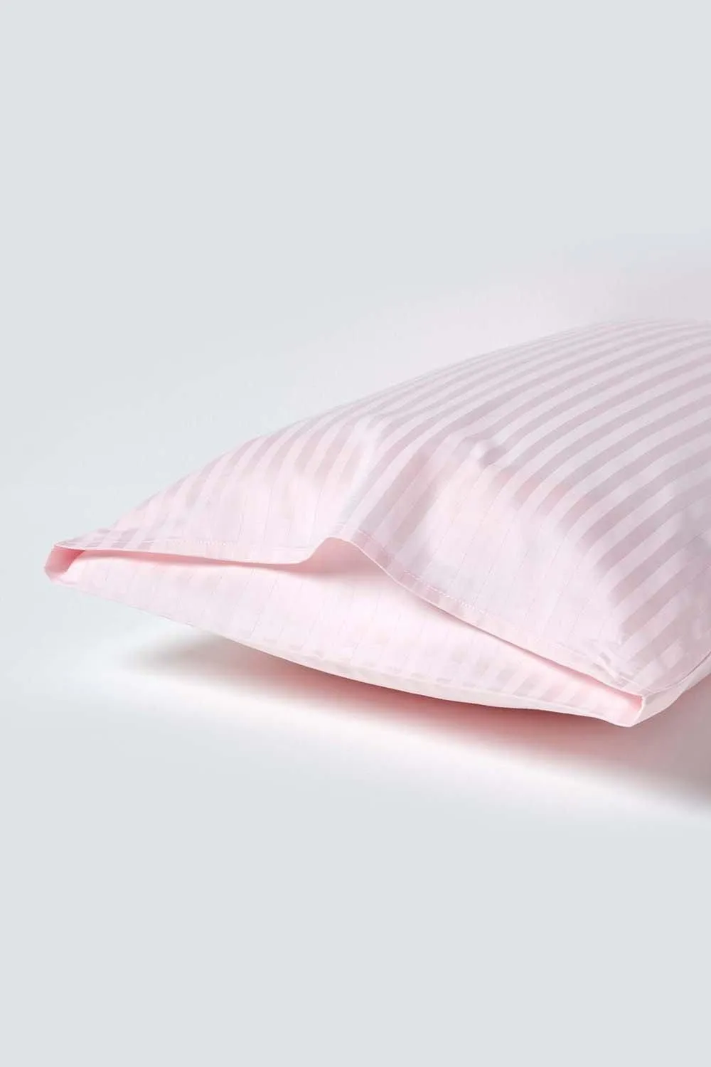 Homescapes Egyptian Cotton Ultrasoft Housewife Pillowcase 330 TC, King Size in Pink 3