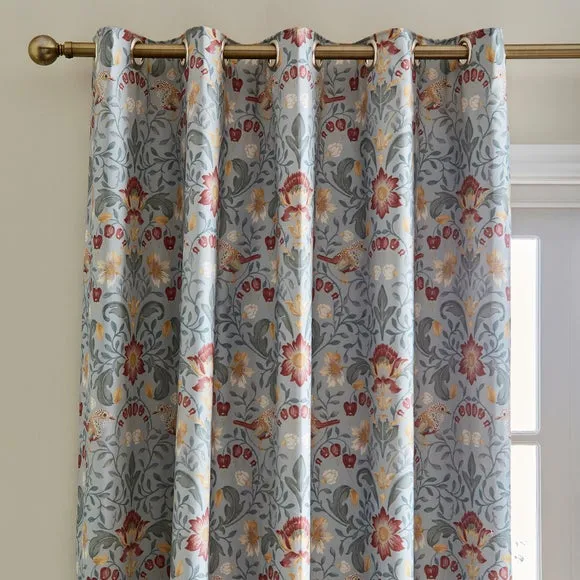 Ruskin Cotton Eyelet Curtains 1