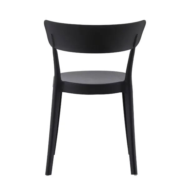 Fusion Living Plastic Bistro Dining Chair 6