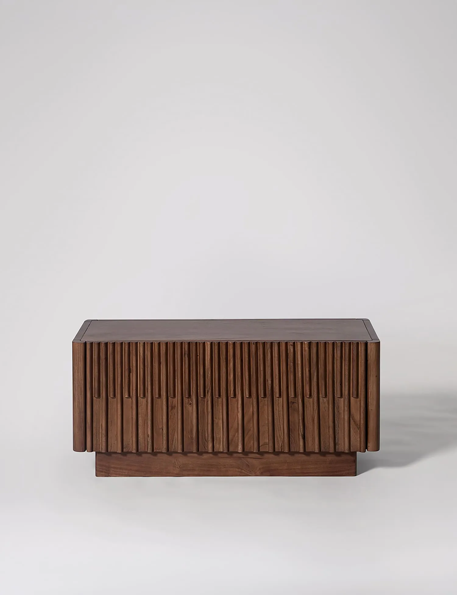Swoon Hampstead Acacia Wood 1 Door TV Unit Brown