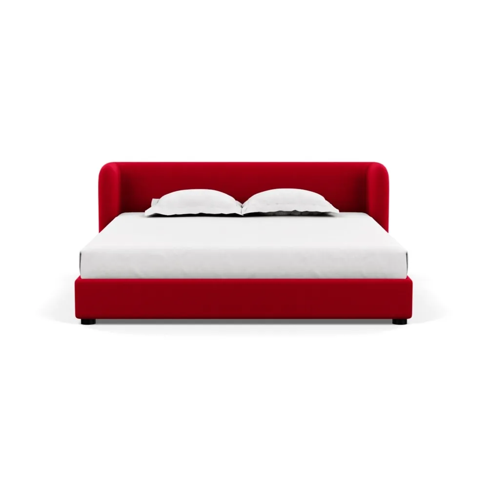 Scp Group Bed Super King Melton Wool Red Oxide 1