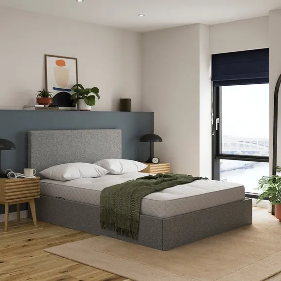 Olton Textured Side Lift Ottoman Bed Frame 1