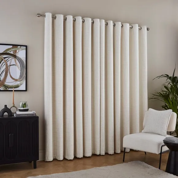 Cashton Chenille Heavyweight Eyelet Curtains 4