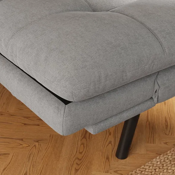 Harrison Quilted Chenille Clic Clac Sofa Bed 5