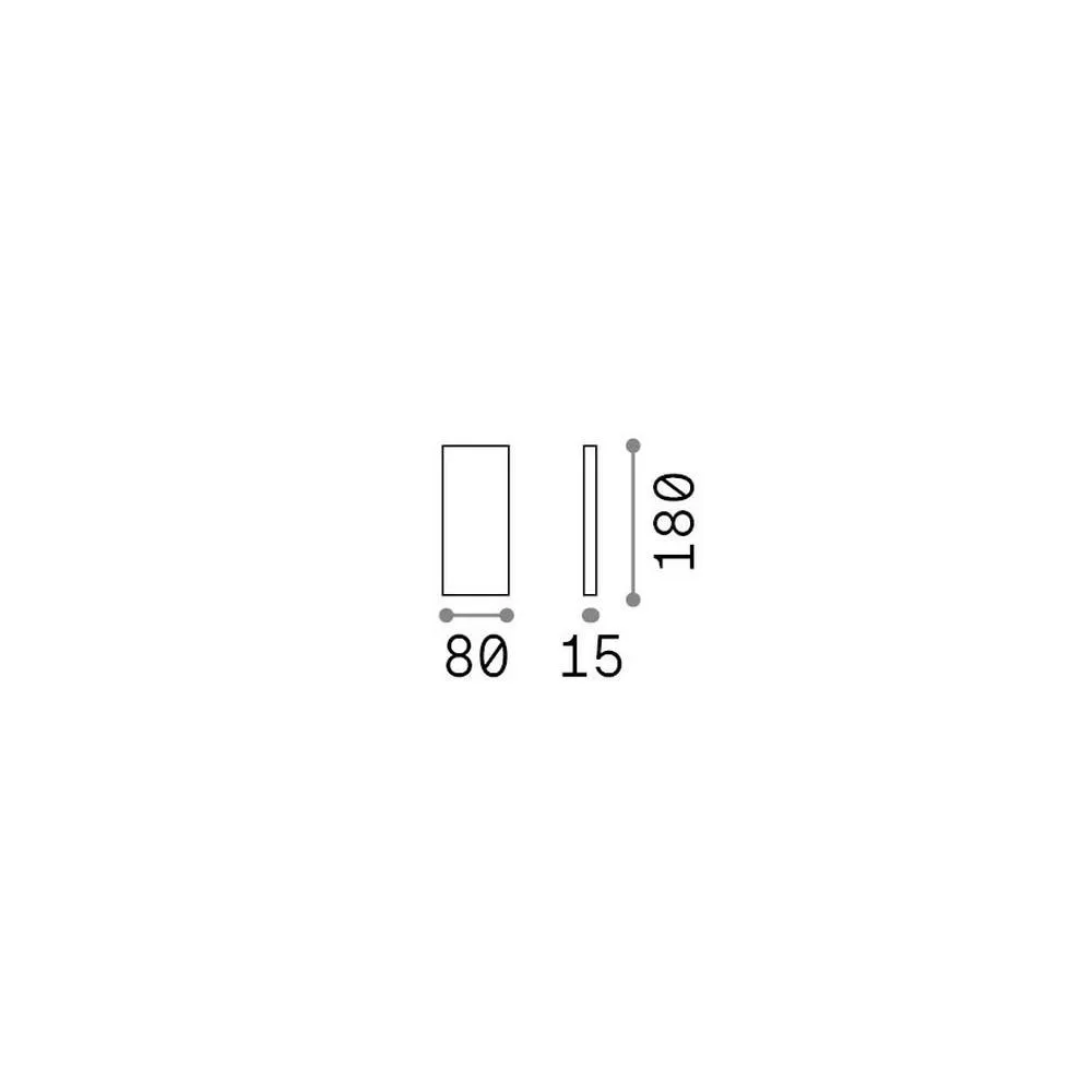 Netlighting Post It Outdoor Up Down Wall Lamp Steel 620lm IP65 2x LED in Grey 2