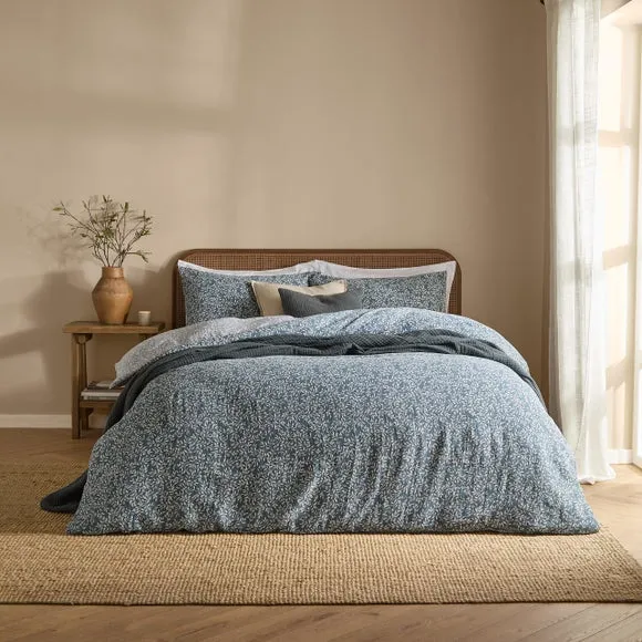 Yard Perrie Leaf 100% Cotton Duvet Cover and Pillowcase Set 1