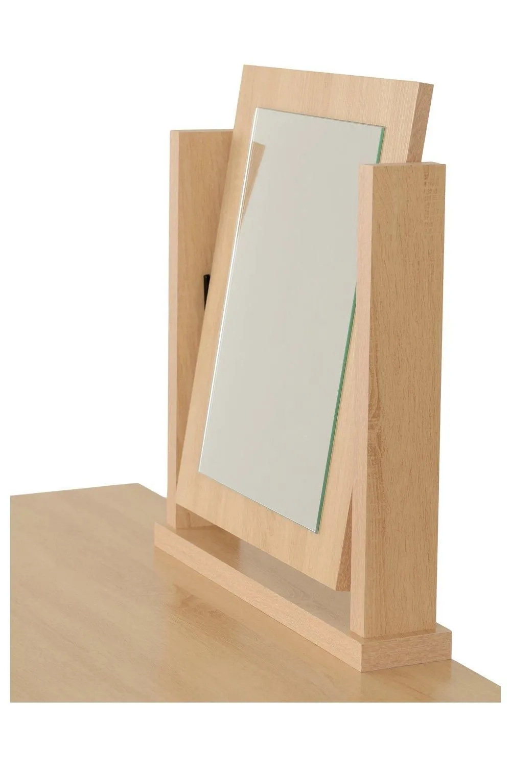 Seconique Nevada 4 Drawer Dressing Table Set in Light Oak 4