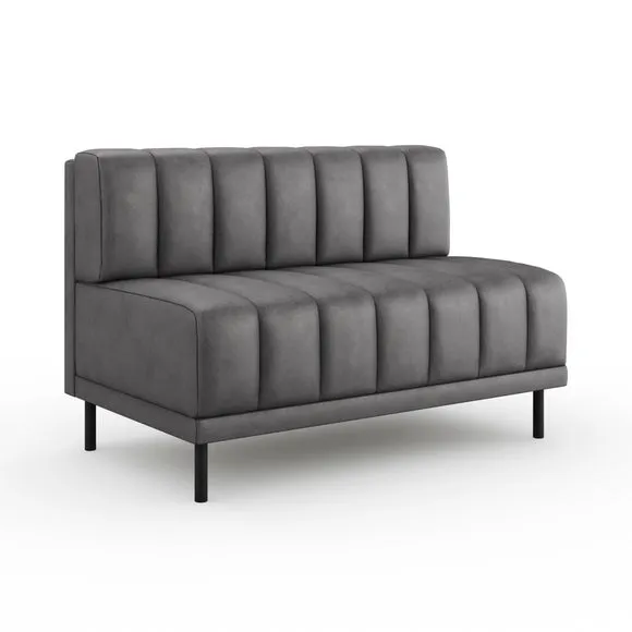 Amali Long Dining Bench, Faux Leather 6