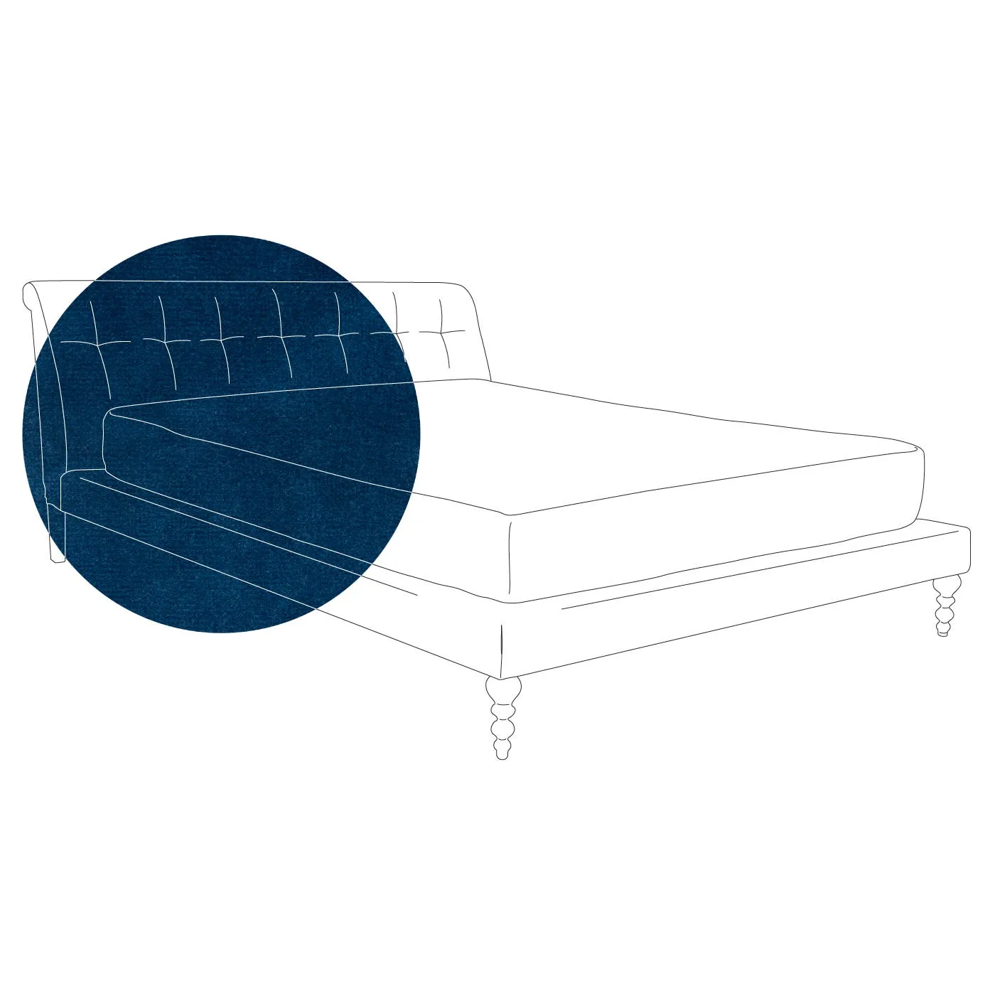 Scp Oscar Bed King Velvet Petrol 3