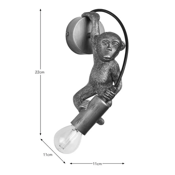Odisha Monkey Bathroom Wall Light 5