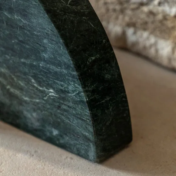 Cedar & Sage Set of 2 Tamera Marble Bookends 2
