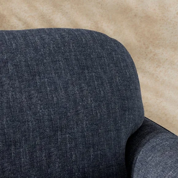 Arthur Linen Chenille Snuggle Chair 4