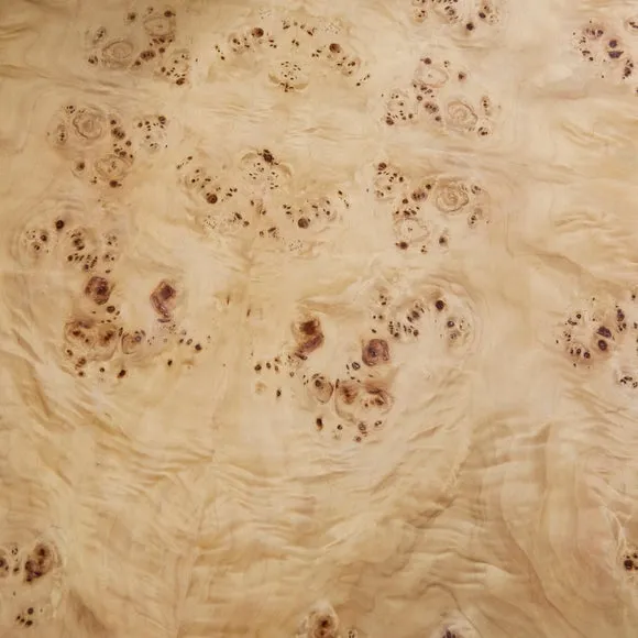 Seana 2 Draw Desk, Burl Wood 6