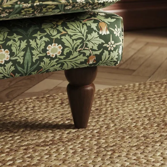 Jolene William Morris Blackthorn Print Velvet 3 Seater Sofa 5